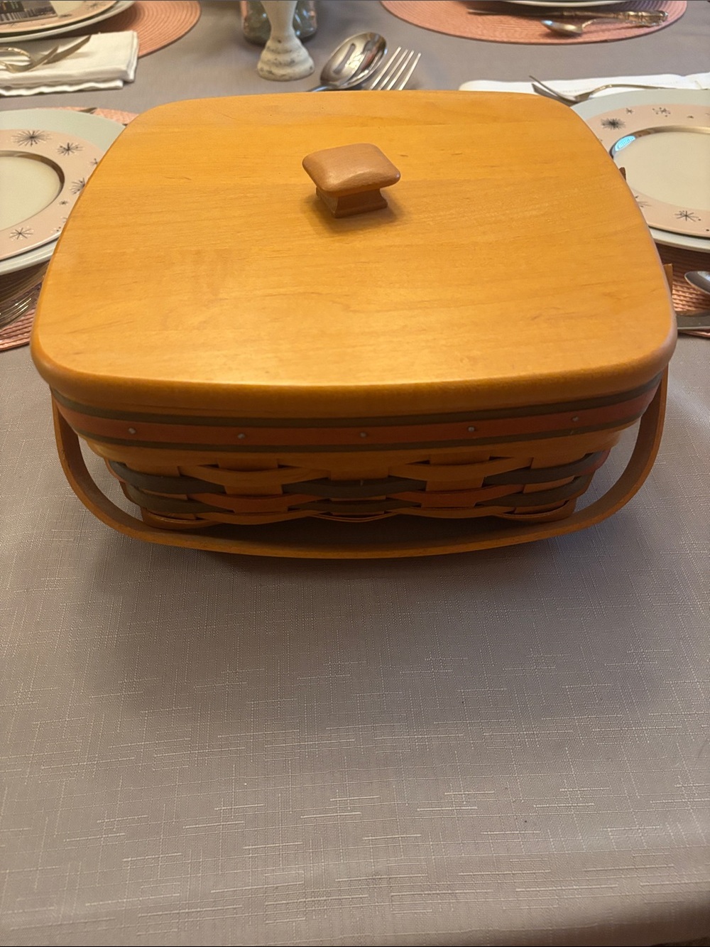 Longaberger 1997 Shades of Autumn Bountiful Harvest Basket. - Picture 2 of 2